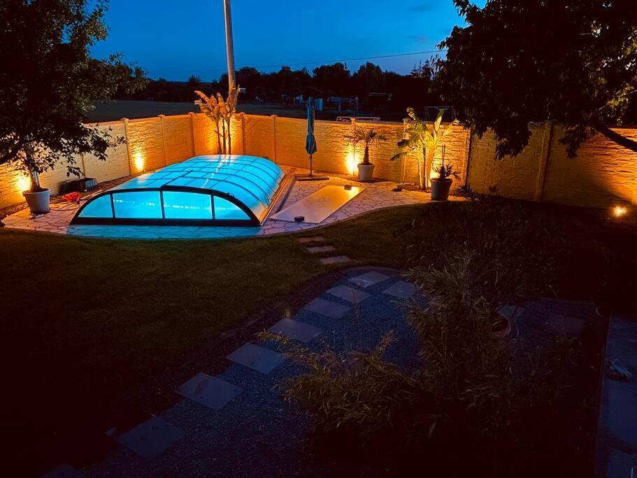 Pool, Sauna Und Blick Ins Gruene Wittenberg Exterior photo